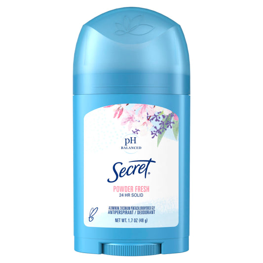 Secret Anti-Perspirant Deodorant Solid Powder Fresh Pack of