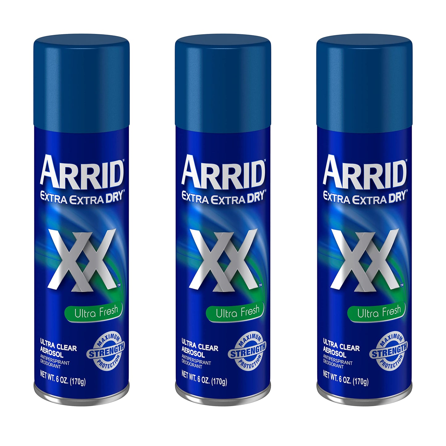 ARRID XX Ultra Clear Anti-Perspirant Deodorant Spray 6 oz Pack of