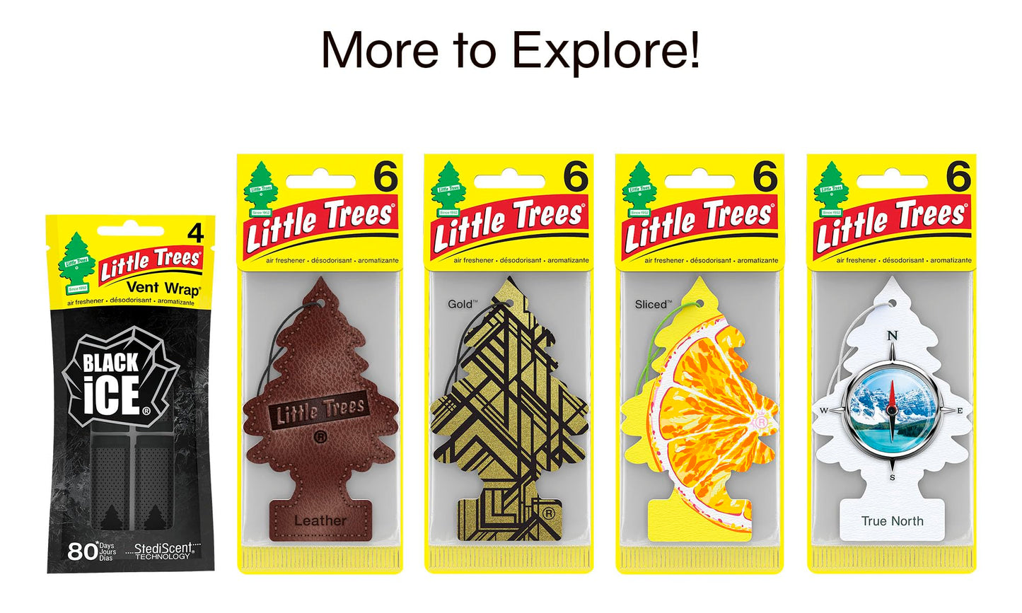LITTLE Air Fresheners Car Air Freshener. Hanging Tree Provides Long Lasting Scent for Auto or Home