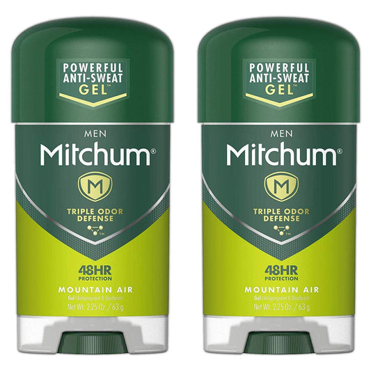Mitchum Gel Mountain Size 2.25z Mitchum Mountain Air Clear Gel Anti-Perspirant & Deodorant (2-pack)