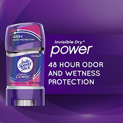Lady Speed Stick Antiperspirant Deodorant Gel Fresh Fusion Pack