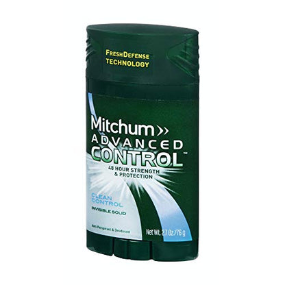 Mitchum Antiperspirant Deodorant Stick for Men Triple Odor Defense Gel 48 H Protection Oz