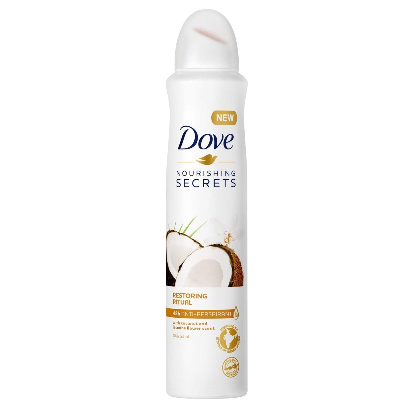 nourishing secretsantiperspirant 48hspray0% alcohol
