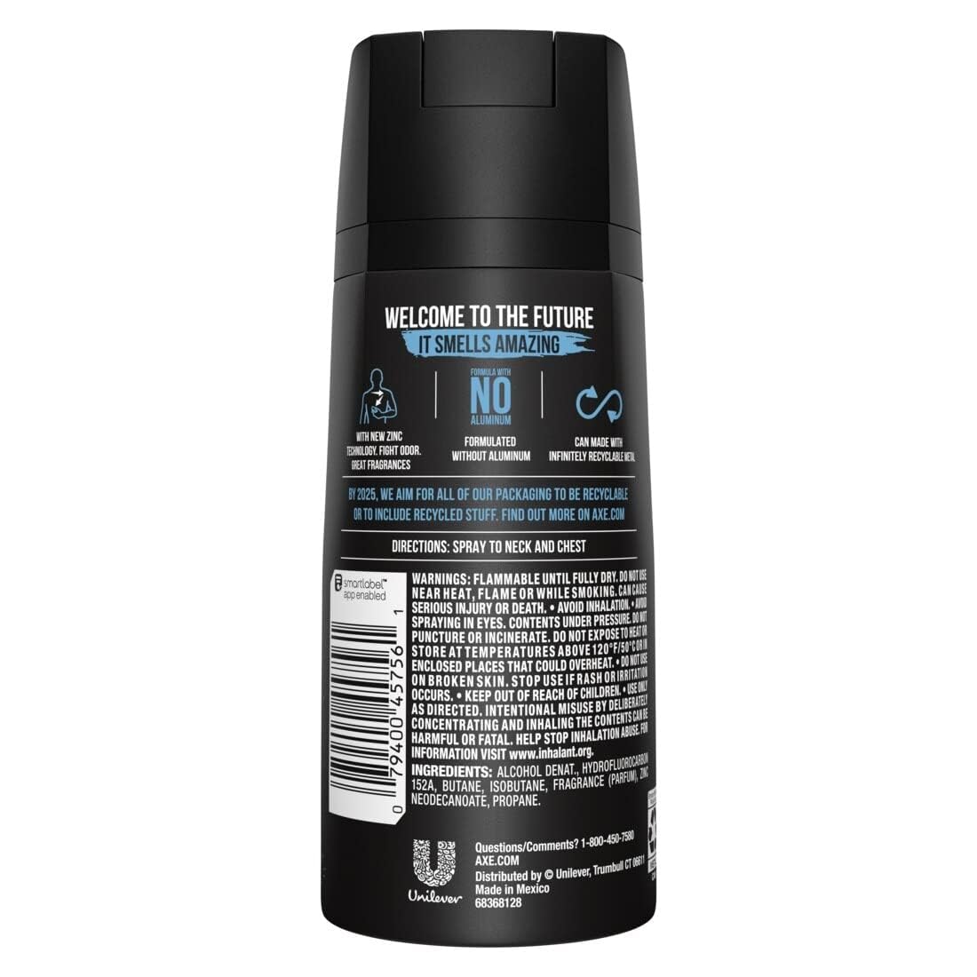 AXE body spray deodrant Mix within the available kinds