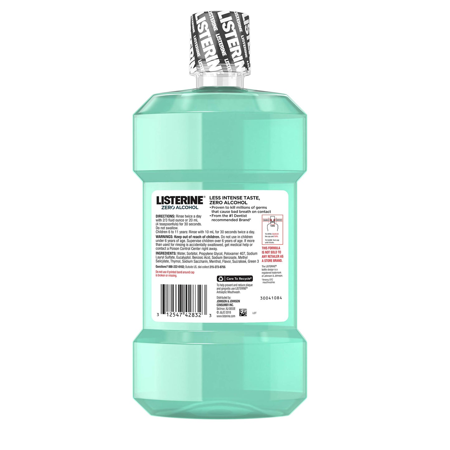 Listerine Listerine Zero Mint Mouthwash for Breath