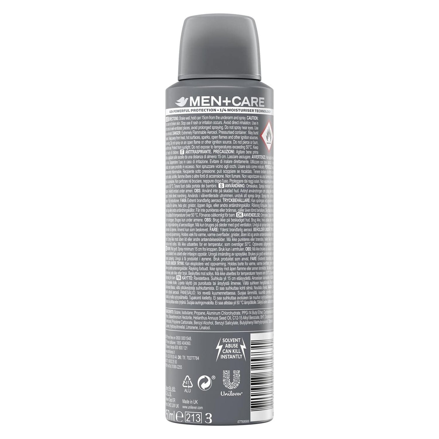 Men + Care Extra FreshAntiperspirant / Deodorant48hmensprayCruelty Free