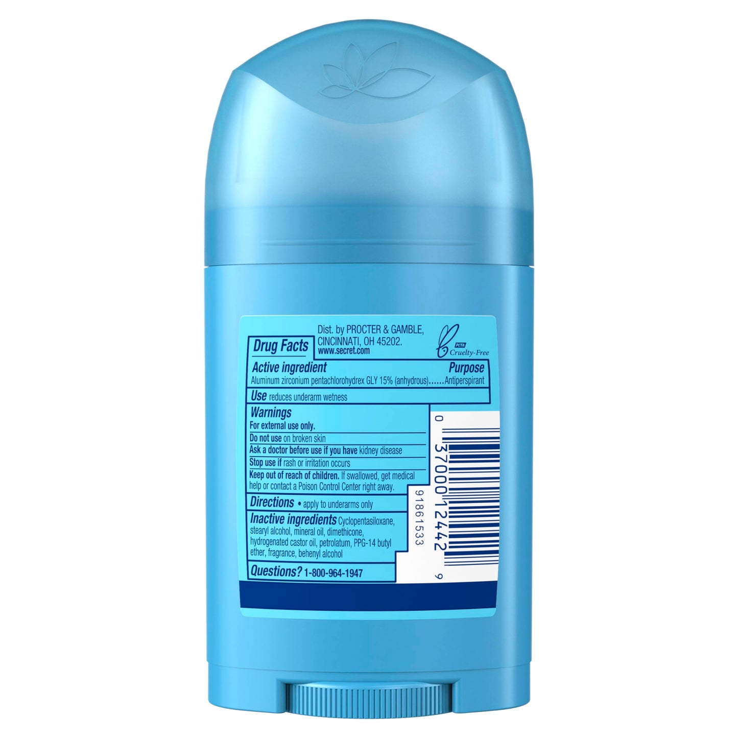 Secret Anti-Perspirant Deodorant Solid Powder Fresh Pack of
