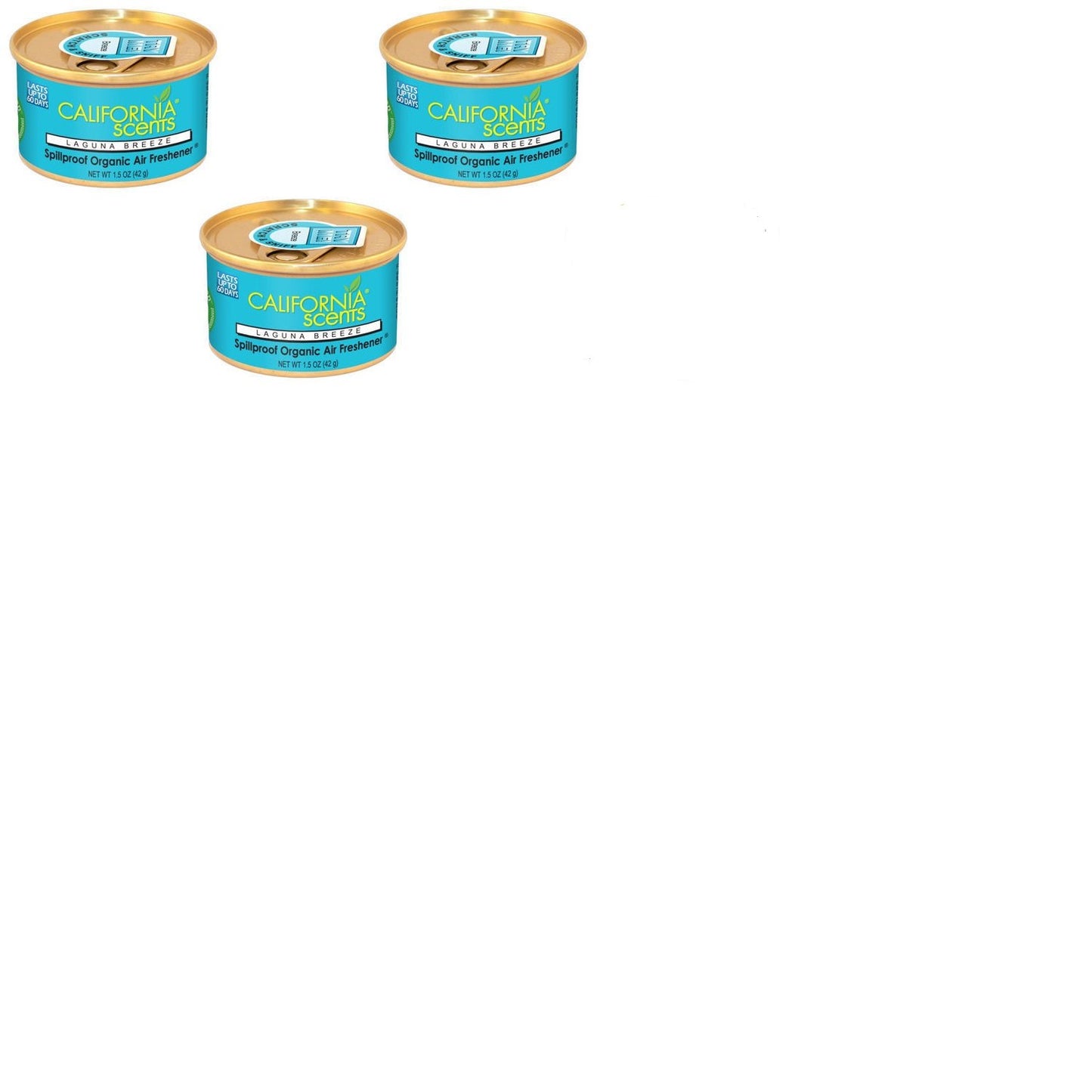 California Scents Air Freshener NEW SCENTS!! SET OF 3