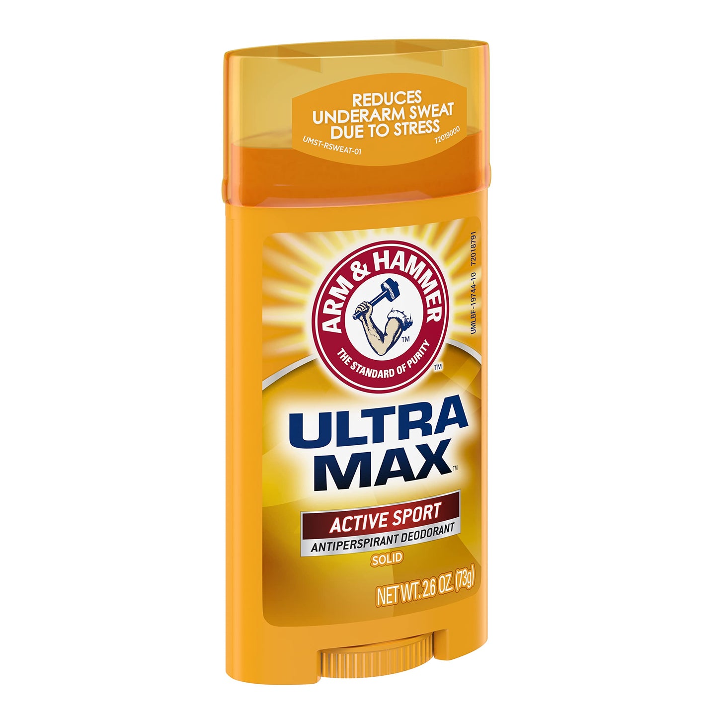 Arm & Hammer Ultramax Solid Antiperspirant Deodorant Active Sport 2.6 Pack of