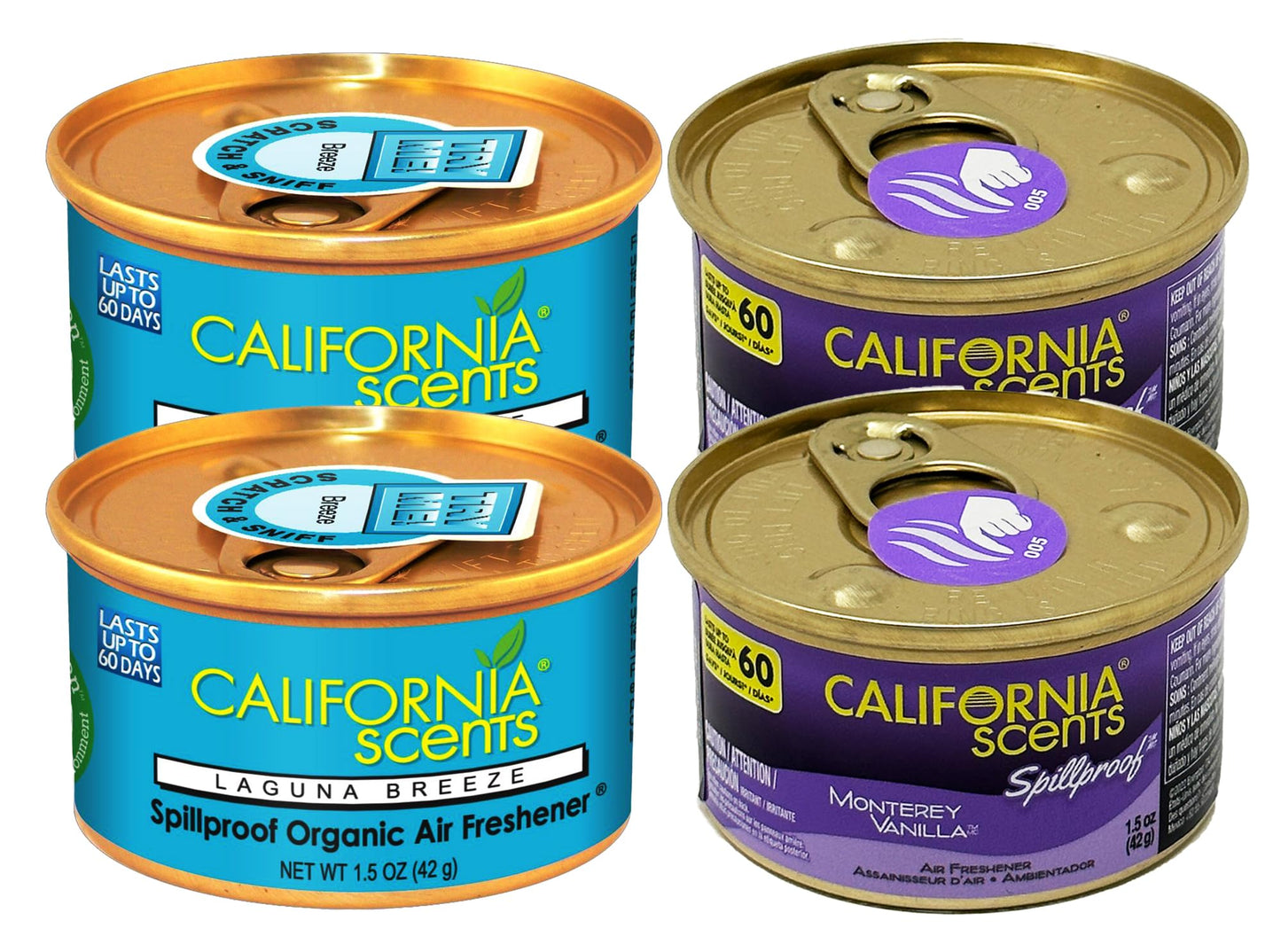 California Scents Air Freshener 4-Pack