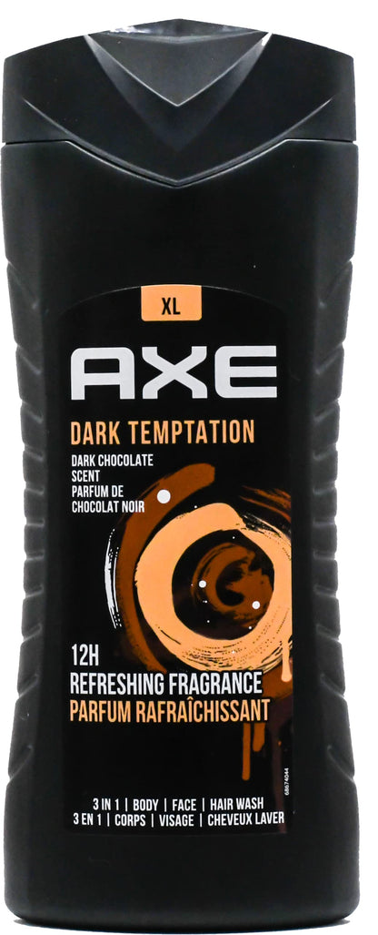 AXE Body Wash 12h Refreshing Fragrance 3-IN-1 Body, Face, Hair Wash, Variety of 6 scents - 13.5 fl Ounce (400 mL)