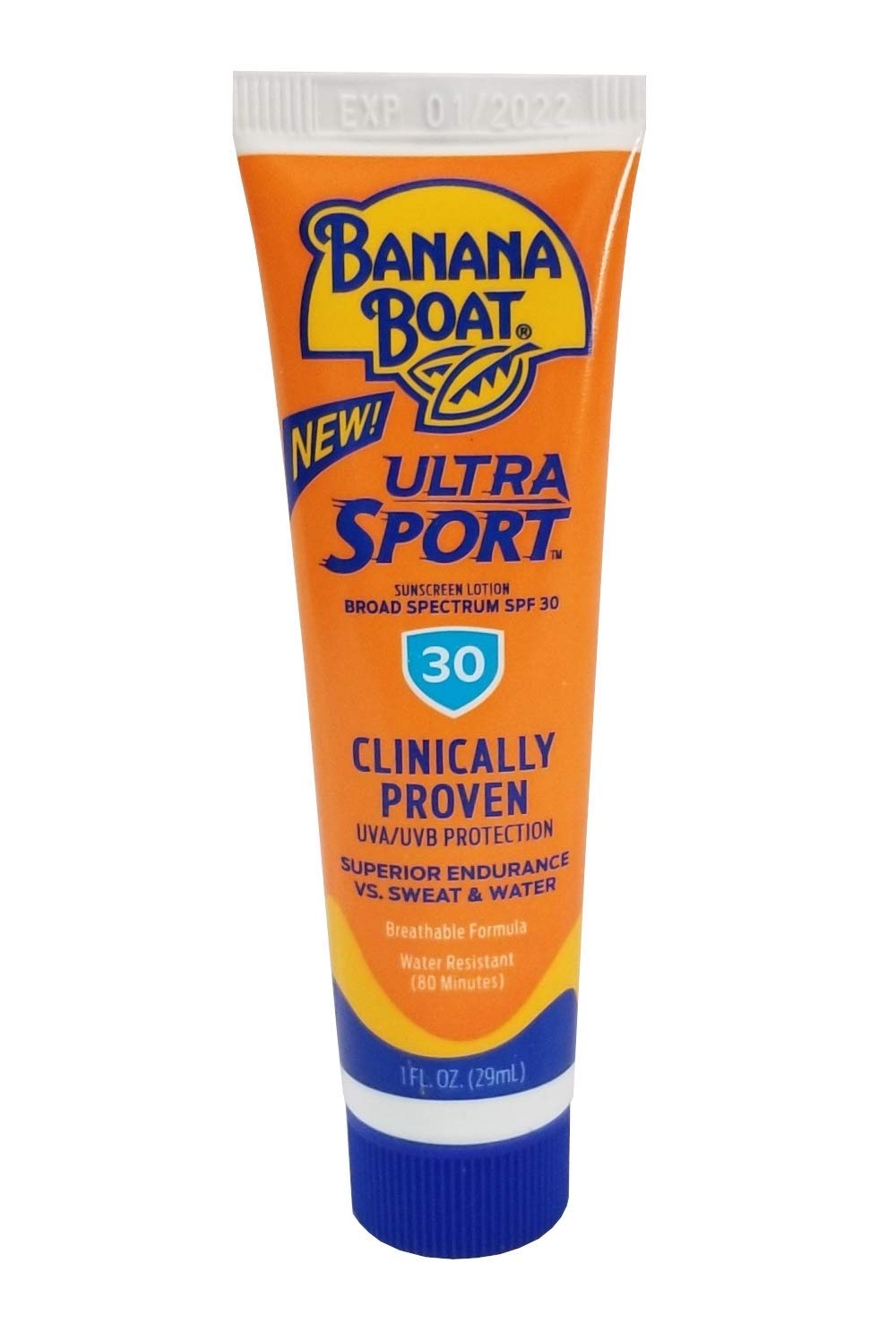 Banana Boat Sport Performance Sunscreen Lotion 30 SPF, 1 oz, Fishbowl 24 count each