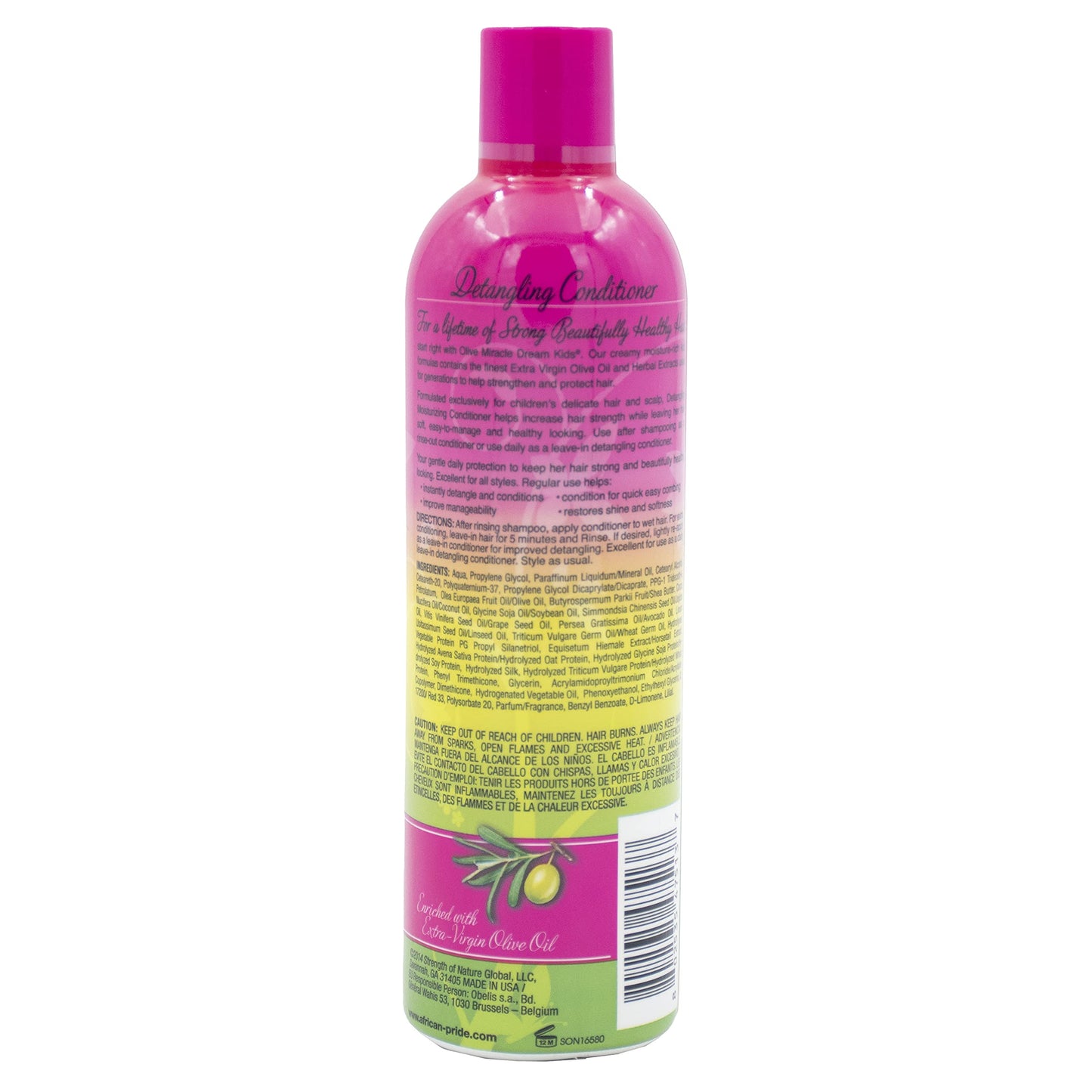 African Pride Dream Kids Olive Miracle Detangling Moisturizing Conditioner Leave-In - Contains Oil & Hair Oz
