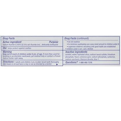 Crest Cavity Protection Toothpaste Regular - 8.2 Ounce (Pack of 4)