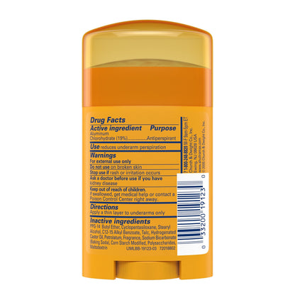 Arm & Hammer Ultra Max Powder Fresh Antiperspirant Deodorant 1.0 Oz Travel Size (Pack of 3)