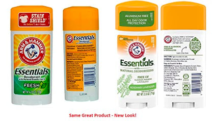 Arm & Hammer Essentials Natural Deodorant Fresh Rosemary Lavender