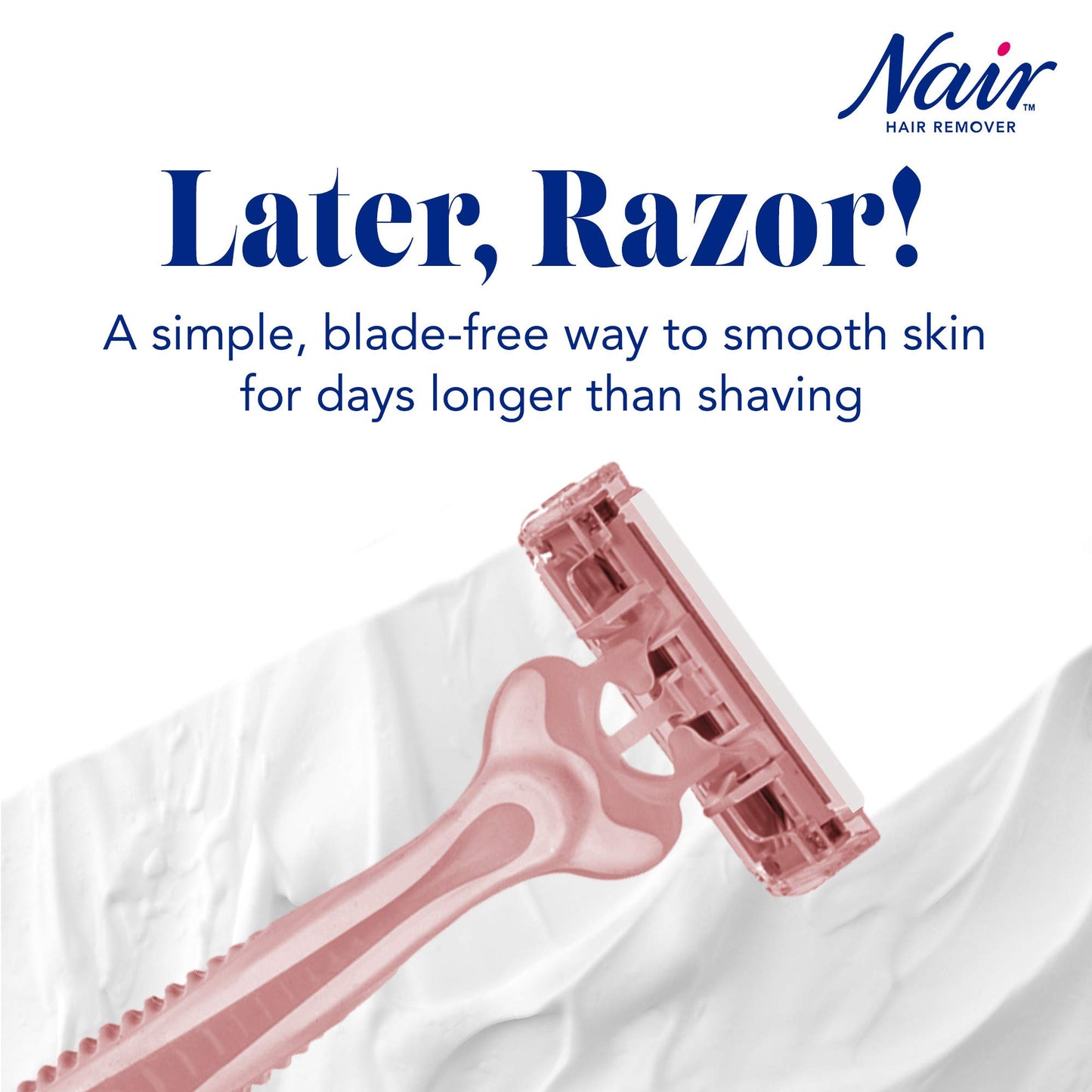 Nair Hair Remover Bladeless Shave Whipped Crème