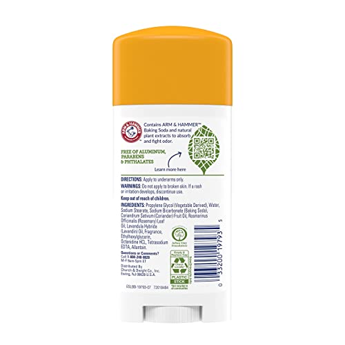 Arm & Hammer Essentials Natural Deodorant Fresh Rosemary Lavender