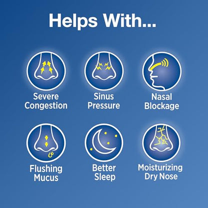 Simply Saline Extra Strength for Severe Congestion Relief Nasal Mist: 4.6oz 3-Pack
