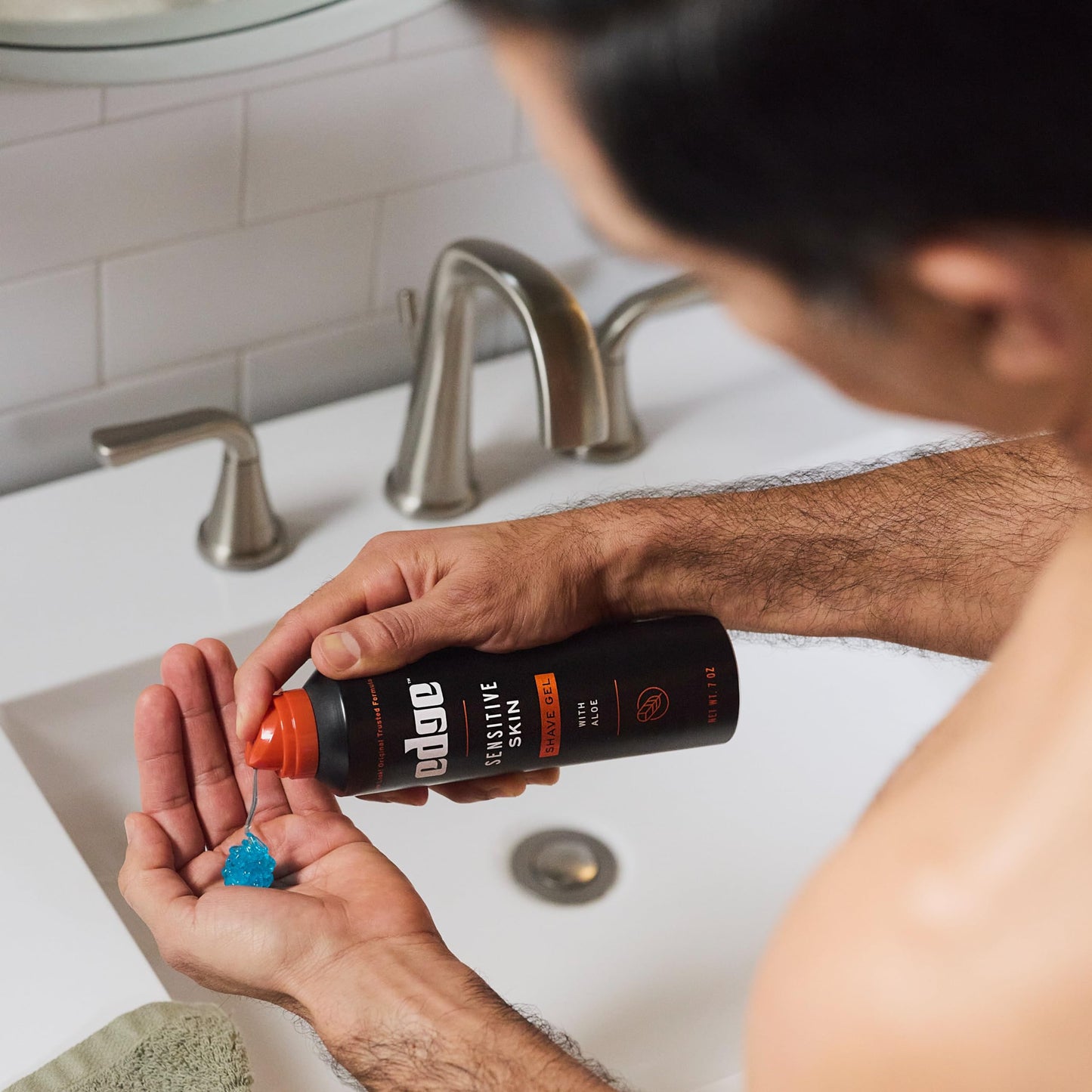 Edge Shave Gel for Men, (6 Pack) - Shaving Gel For Men That Moisturizes, Protects and Soothes To Help Reduce Skin Irritation