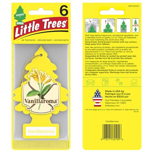LITTLE Air Fresheners Car Air Freshener. Hanging Tree Provides Long Lasting Scent for Auto or Home