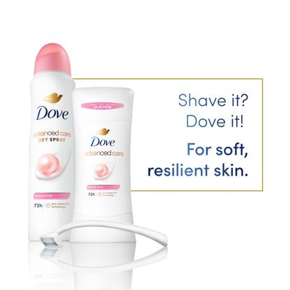 advanced care beauty finishantiperspirant deodorant48hsticknatural oil