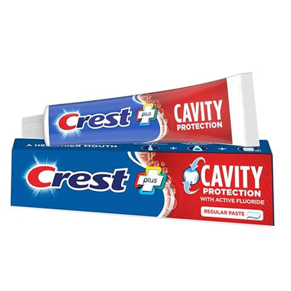 Crest Cavity Protection Toothpaste Regular - 8.2 Ounce (Pack of 4)