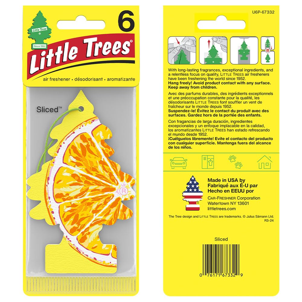 LITTLE Air Fresheners Car Air Freshener. Hanging Tree Provides Long Lasting Scent for Auto or Home