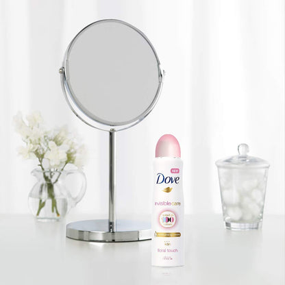 Dove Invisible Care, Floral Touch Antiperspirant Deodorant Spray, 150ML, 30.42 Fl Oz (Pack of 6)