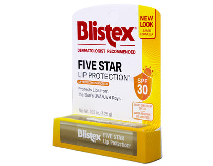 BLISTEX 5 STAR LIP BALM 3 PACK