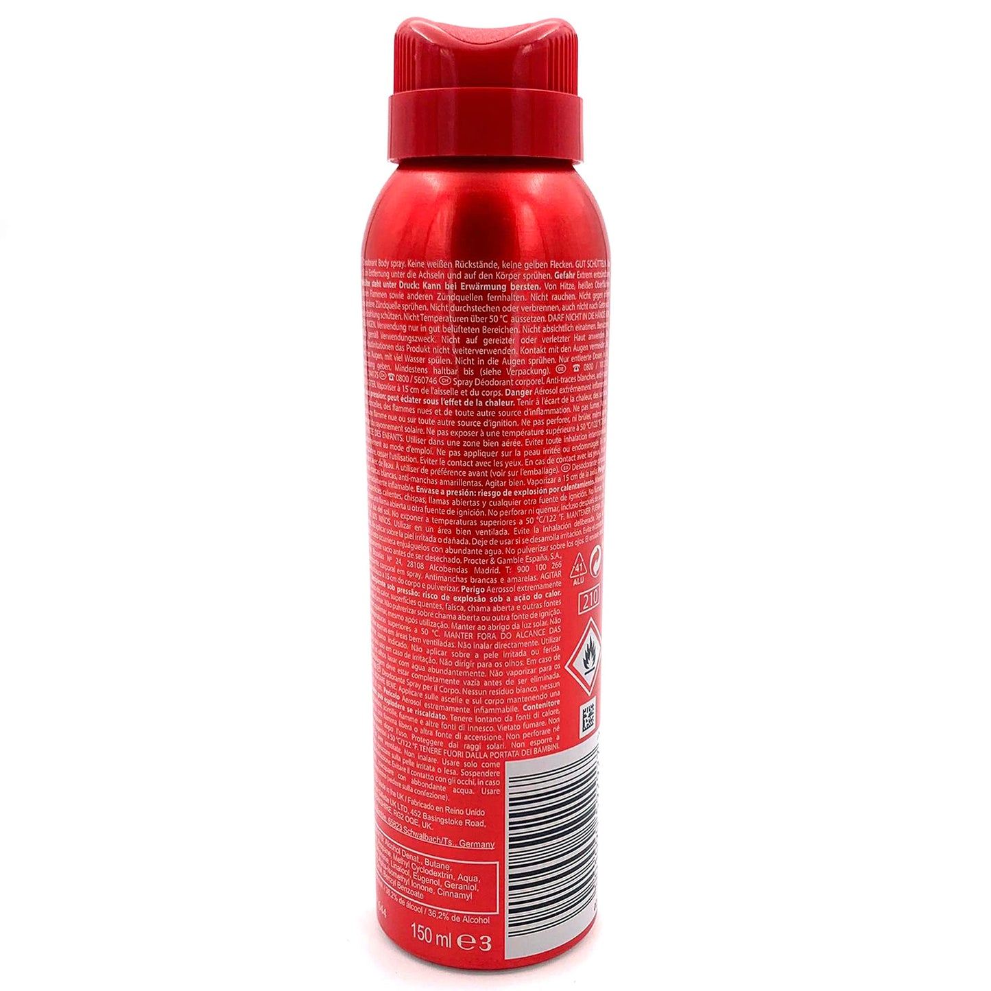 Old Spice Wild Collection Re-Fresh Deodorant Body Spray Wolfthorn 3.75 oz Pack of