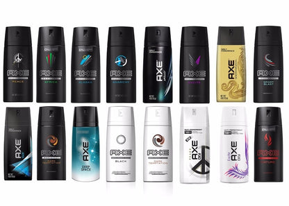 AXE body spray deodrant Mix within the available kinds