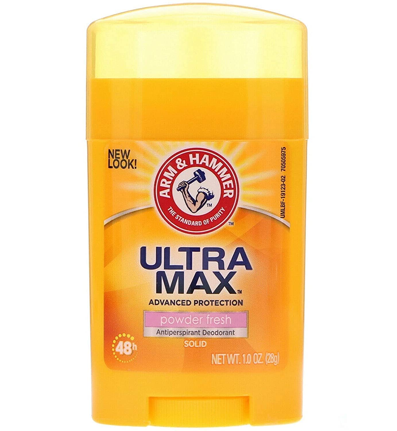 Arm & Hammer Ultra Max Powder Fresh Antiperspirant Deodorant 1.0 Oz Travel Size (Pack of 3)