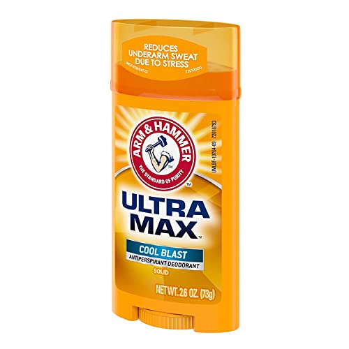 ARM & HAMMER ULTRAMAX Anti-Perspirant Deodorant Solid Cool Blast 2.6 oz (Pack of 6)