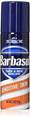 Barbasol Sensitive Skin Thick and Rich Shaving Cream
