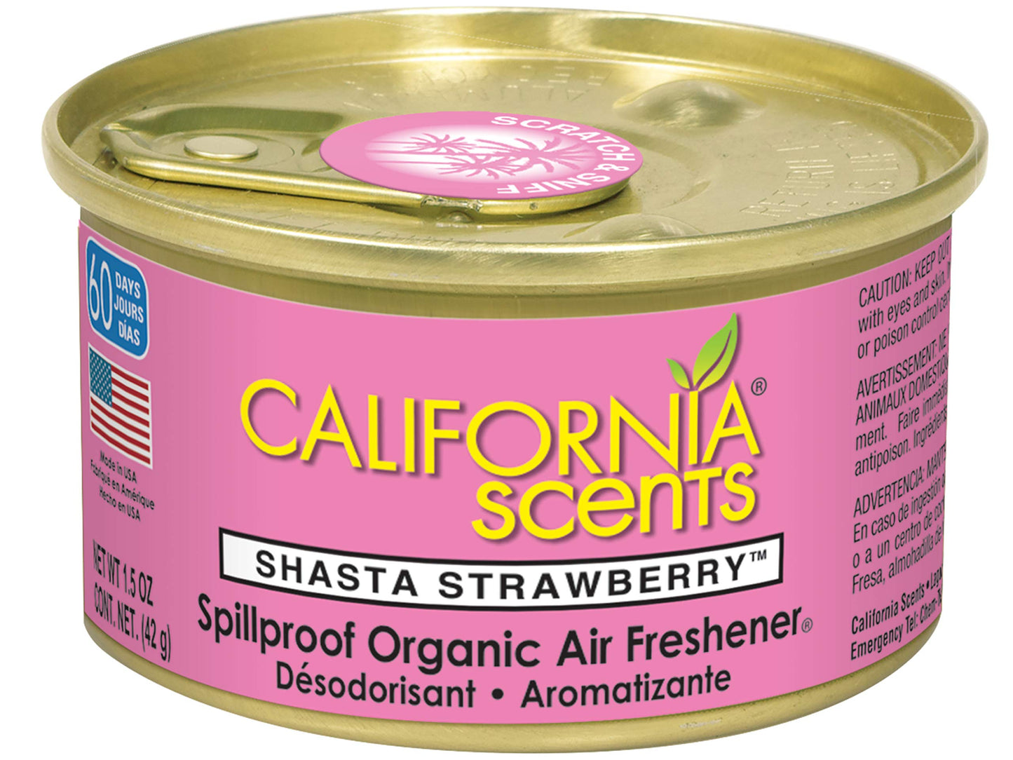 California Scents Spillproof Can Air Freshener Eco-Friendly