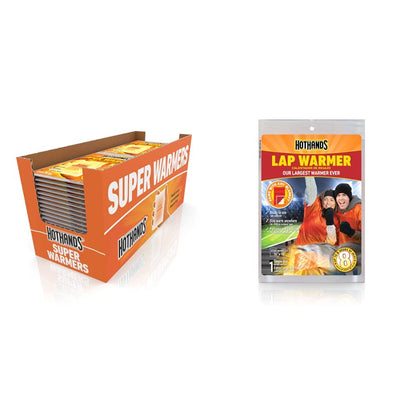 HotHands Body & Hand Super Warmers - Long Lasting Safe Natural Odorless Air Activated Warmers - Up to 18 Hours of Heat - 40 Individual Warmers