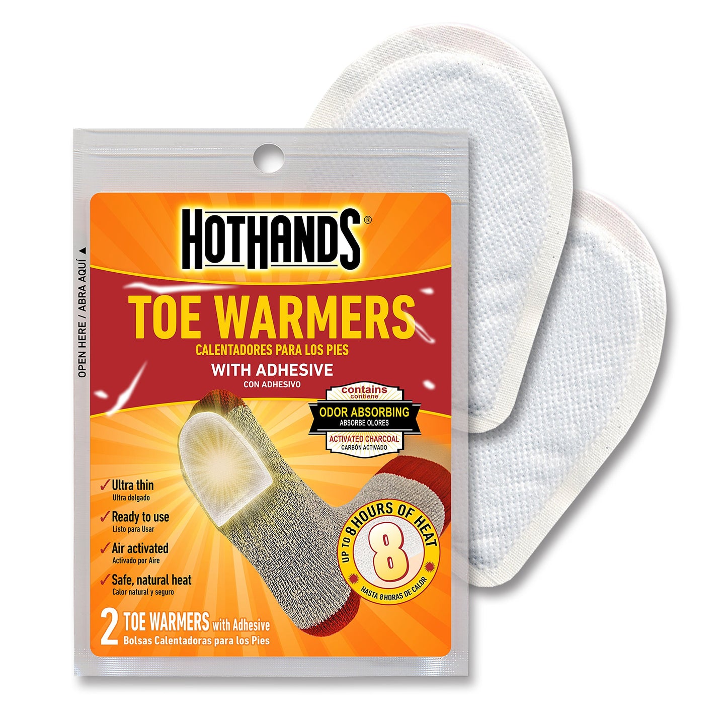 HotHands Toe, Hand, & Body Warmer Variety Pack - Long Lasting Safe Natural Odorless Air Activated Warmers