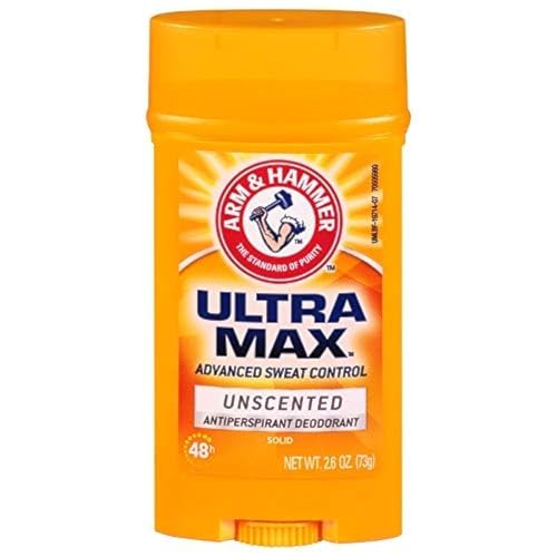 ARM & HAMMER ULTRAMAX Anti-Perspirant Deodorant Invisible Solid Unscented 2.60 oz ( Pack of 11)