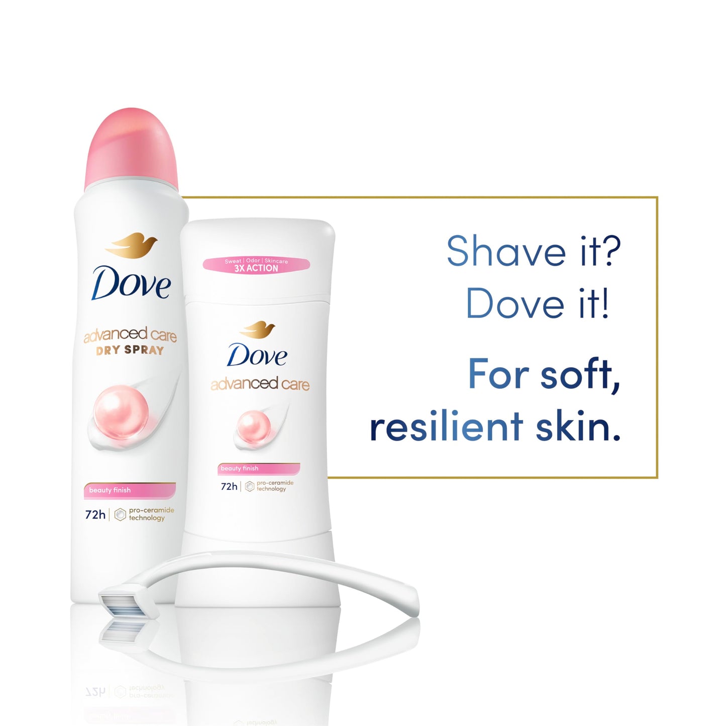 advanced care beauty finishantiperspirant deodorant48hsticknatural oil