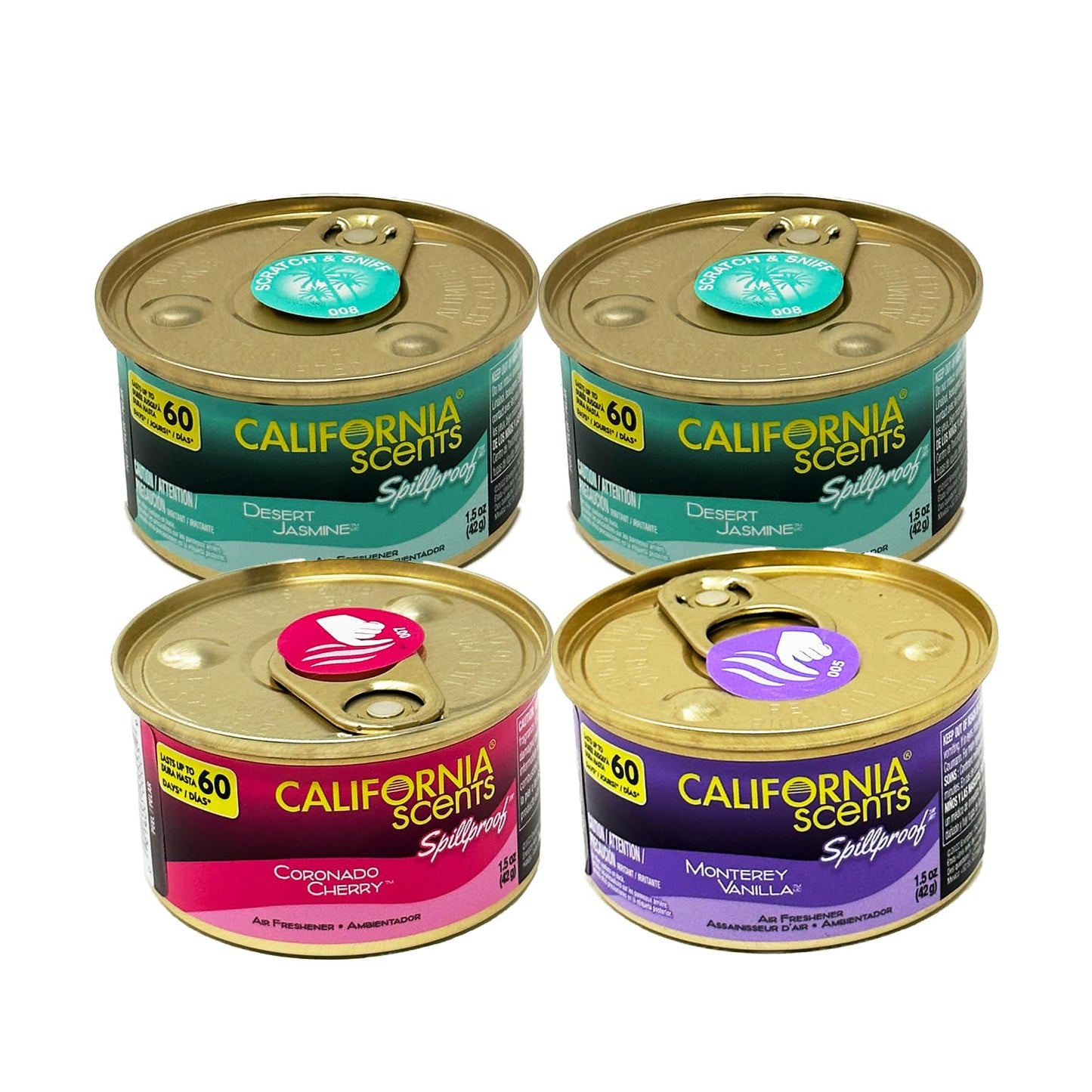 California Scents Air Freshener 4-Pack