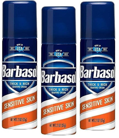 Barbasol Sensitive Skin Thick and Rich Shaving Cream