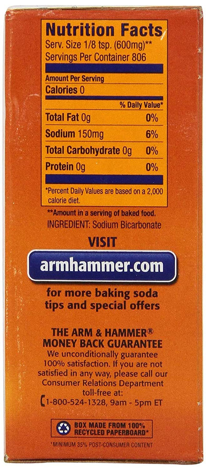 Arm & Hammer Baking Soda, 16 oz (3 Pack)