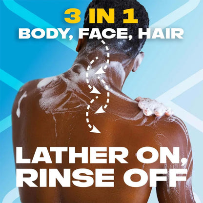 AXE Men's Body Wash Variety Set, 4 Pack, Assorted Scents, 3-in-1 Body, Face and Hair Wash, 13.5 Oz. Each