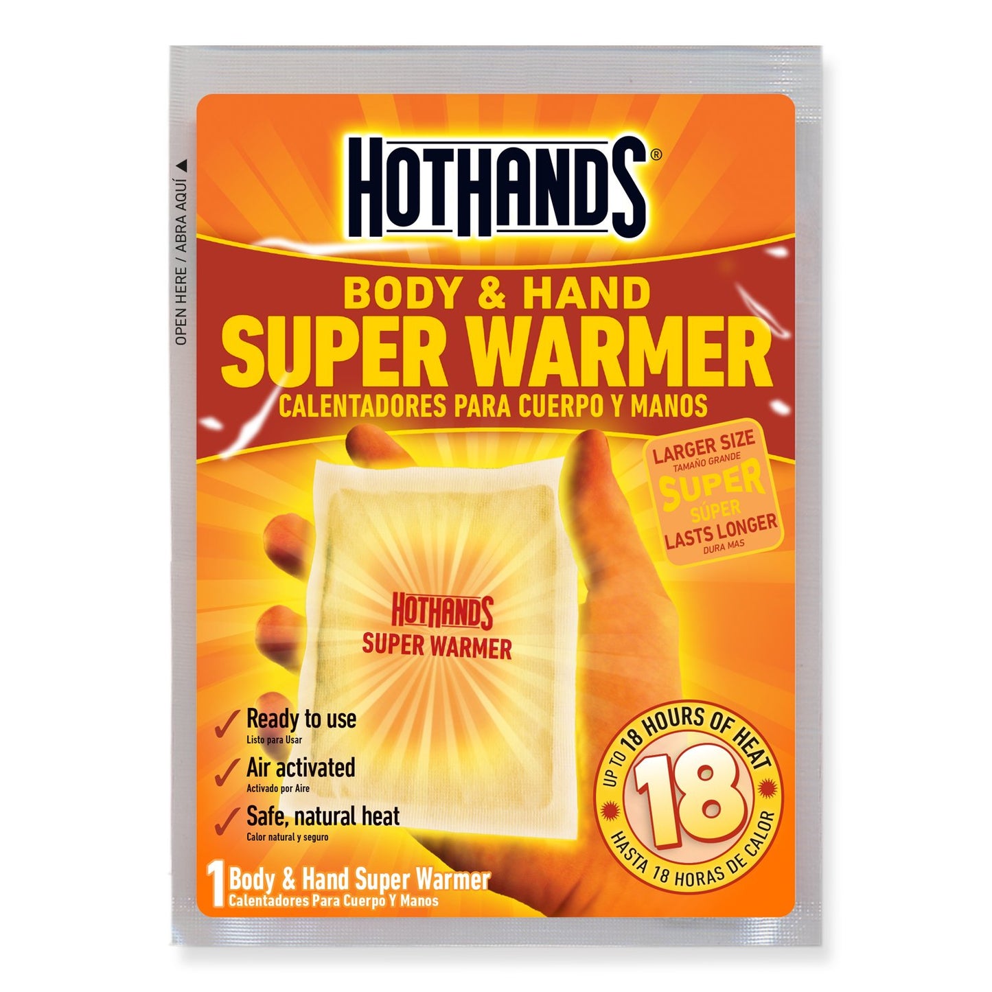 HotHands Toe, Hand, & Body Warmer Variety Pack - Long Lasting Safe Natural Odorless Air Activated Warmers
