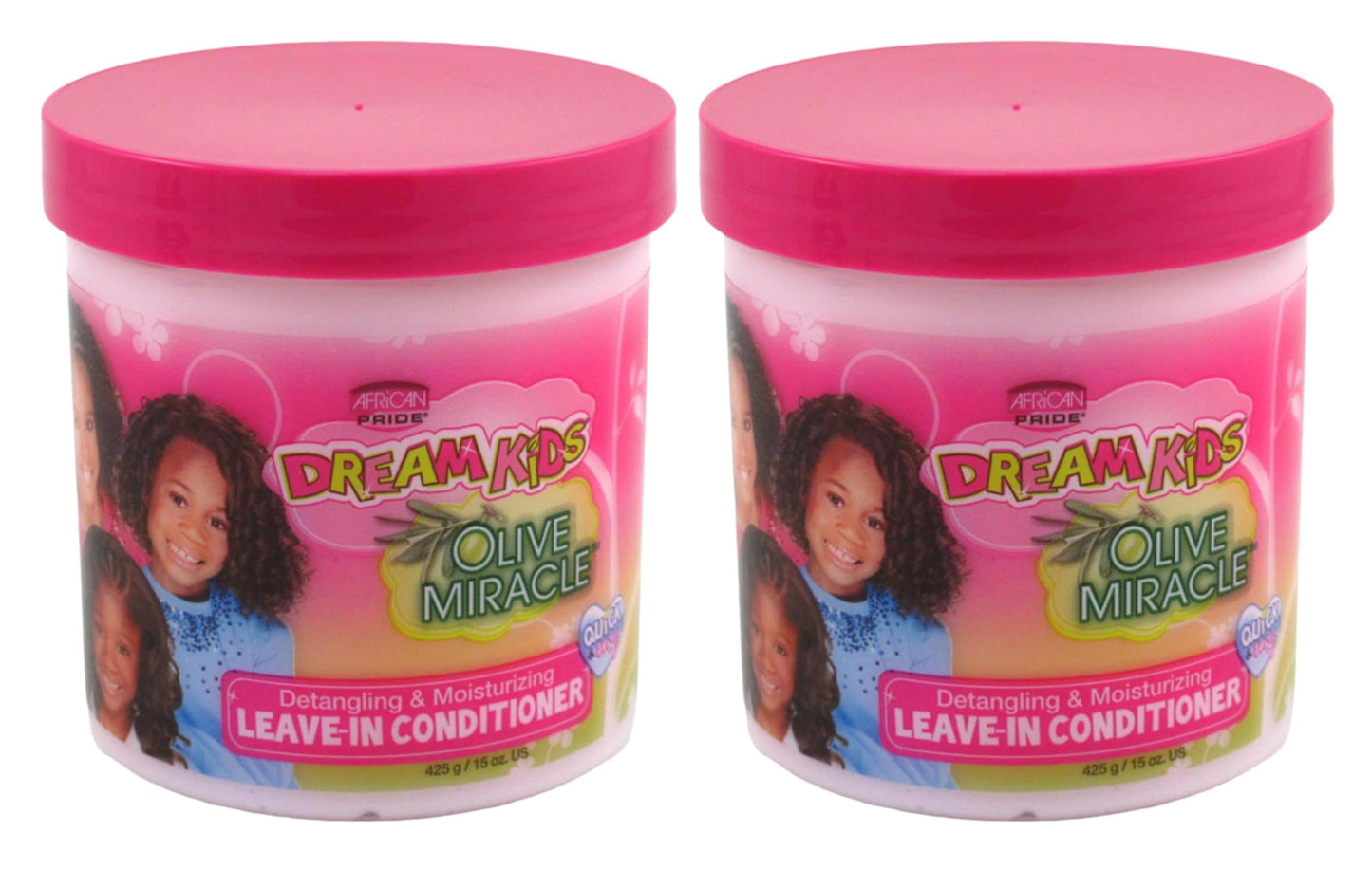 African Pride Dream Kids Olive Miracle Detangling Moisturizing Conditioner Leave-In - Contains Oil & Hair Oz