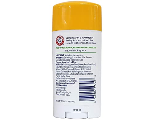 Arm & Hammer Essentials Natural Deodorant, Unscented