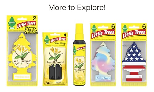 LITTLE Air Fresheners Car Air Freshener. Hanging Tree Provides Long Lasting Scent for Auto or Home