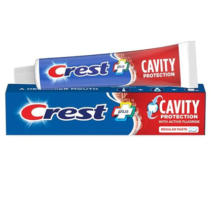 Crest Cavity Protection Toothpaste Regular - 8.2 Ounce (Pack of 4)