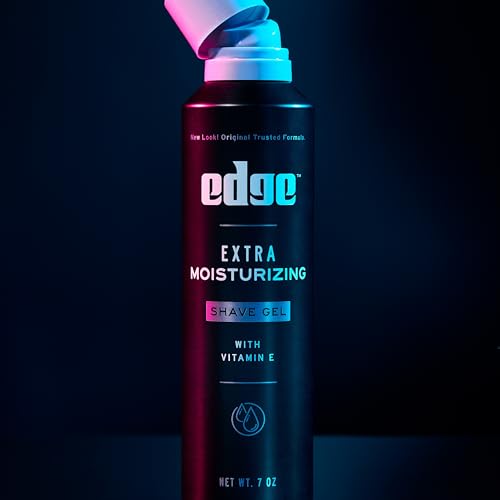 Edge Shave Gel for Men, (6 Pack) - Shaving Gel For Men That Moisturizes, Protects and Soothes To Help Reduce Skin Irritation